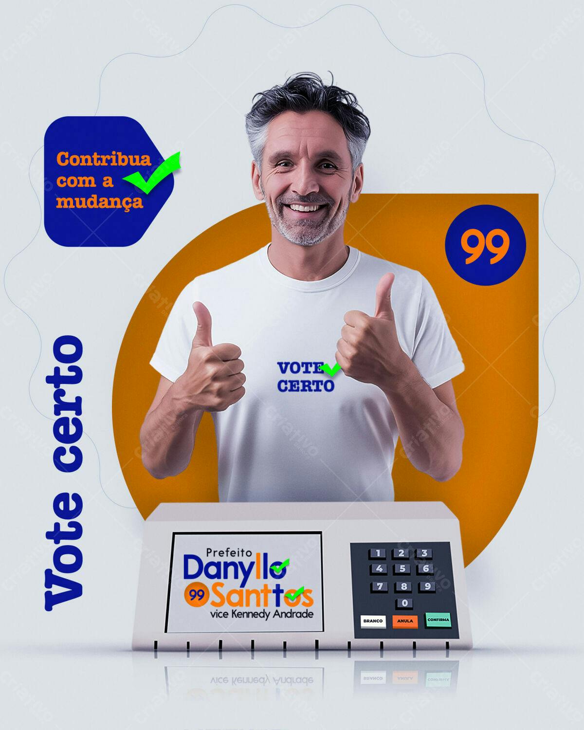 Flyer Eleições PSD Editável