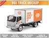 Truck box type mockup