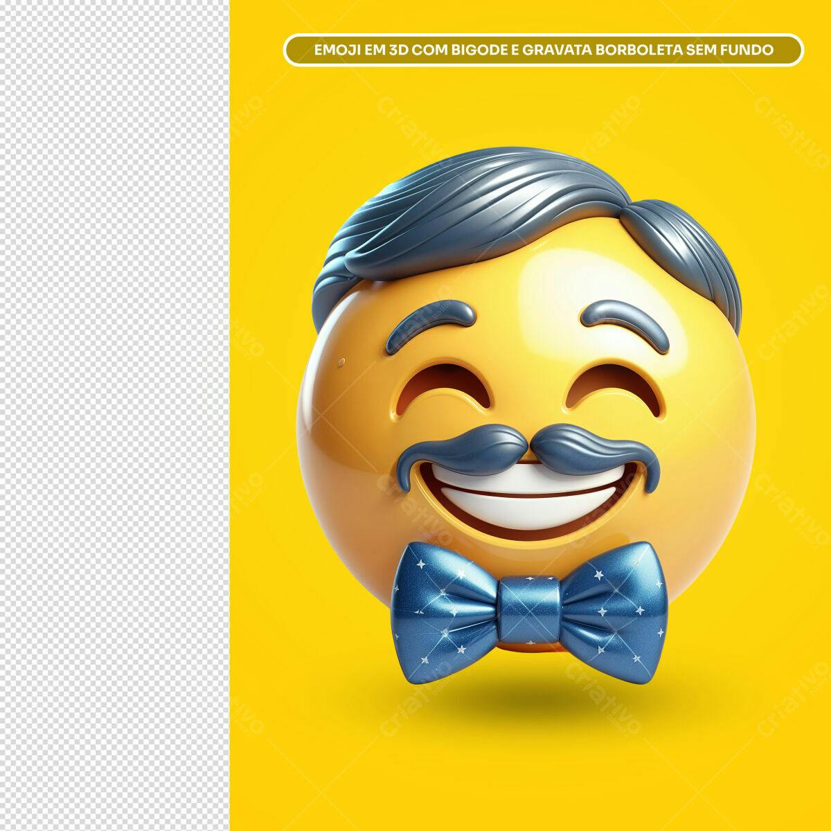 Emoji 3D Engraçado PSD Editável
