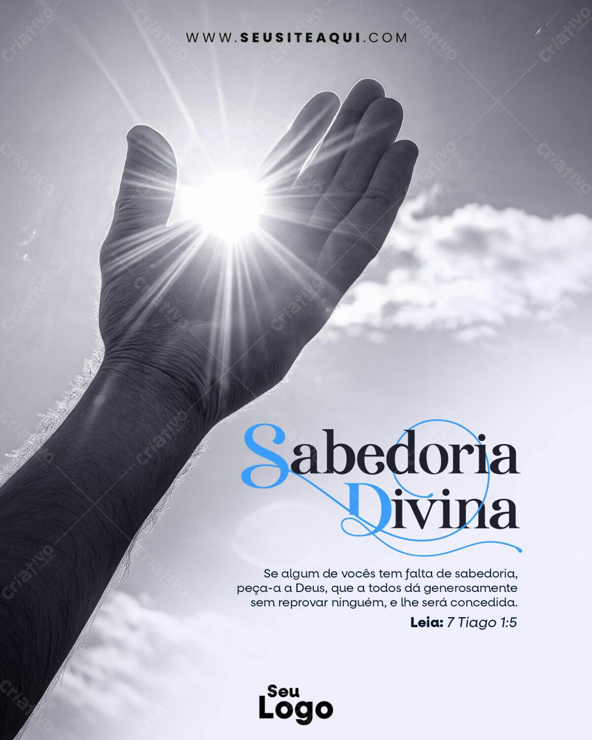 Flyer para Igreja PSD Editável