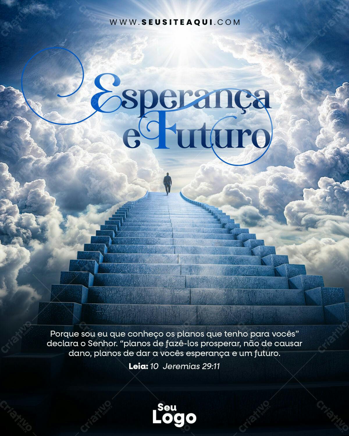 Flyer para Igreja PSD Editável