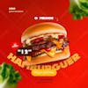 Best burger editable premium psd.