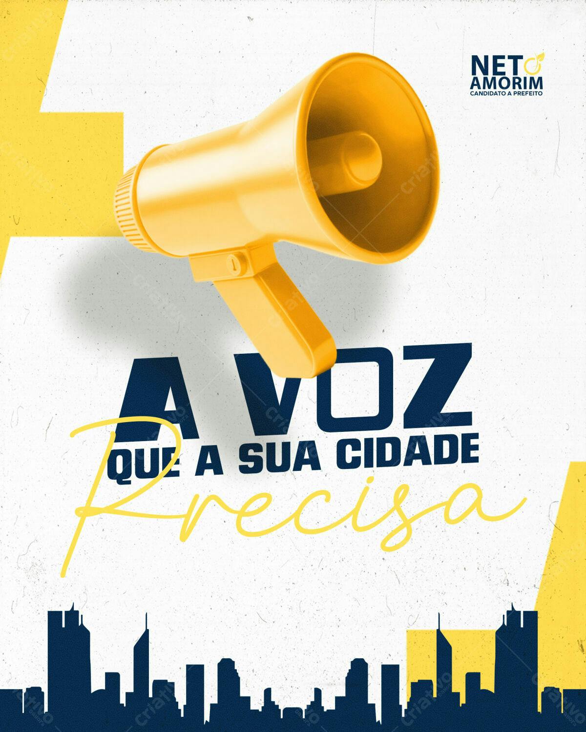 Flyer de Campanha Política PSD Editável