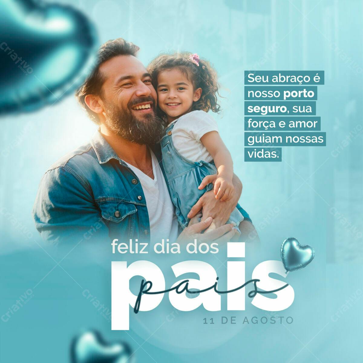 Postagem Dia dos Pais PSD Editável
