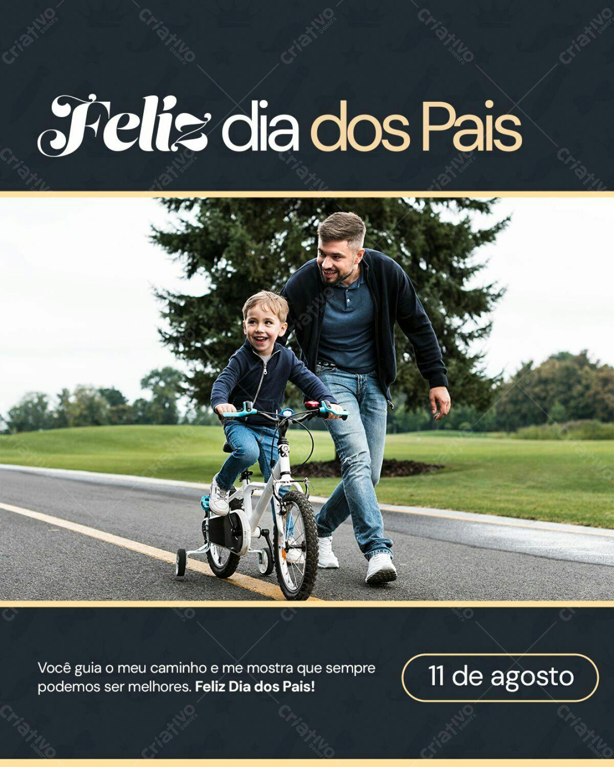 Postagem Dia dos Pais PSD Editável