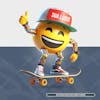 3d skater emoji transparent background