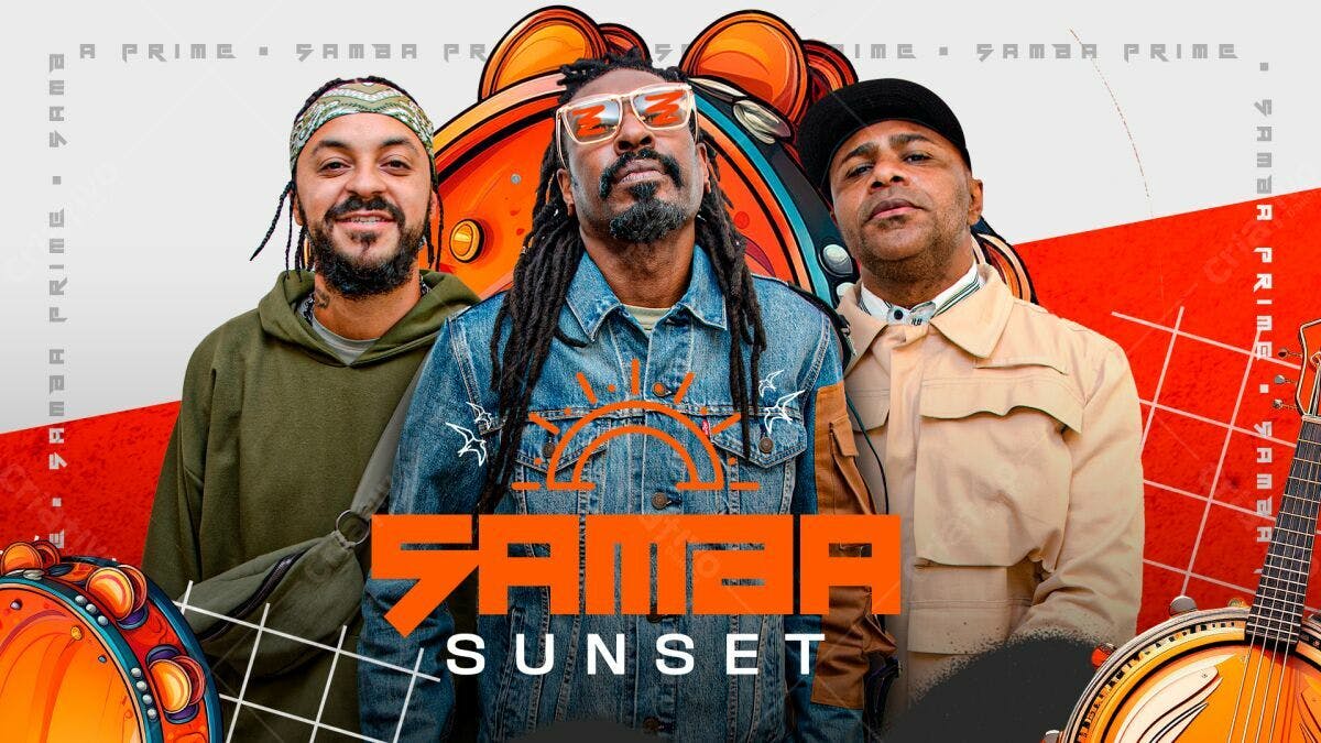 Flyer Samba Sunset PSD Editável
