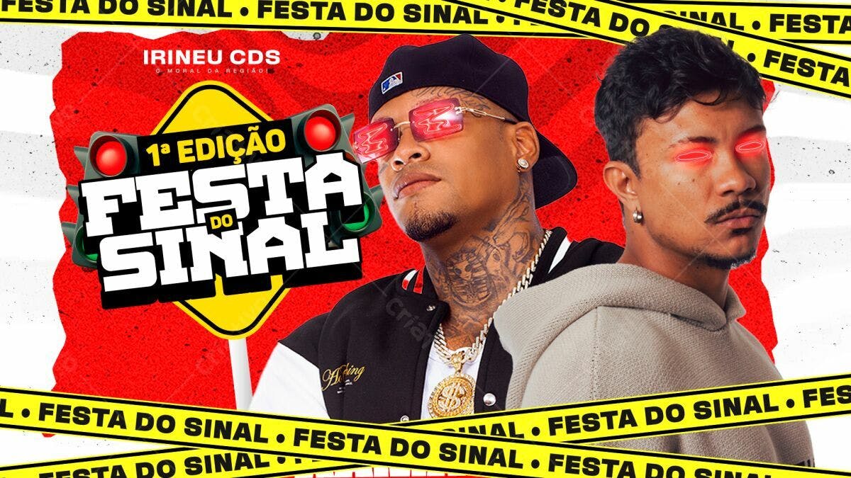 Flyer Festa do Sinal PSD Editável