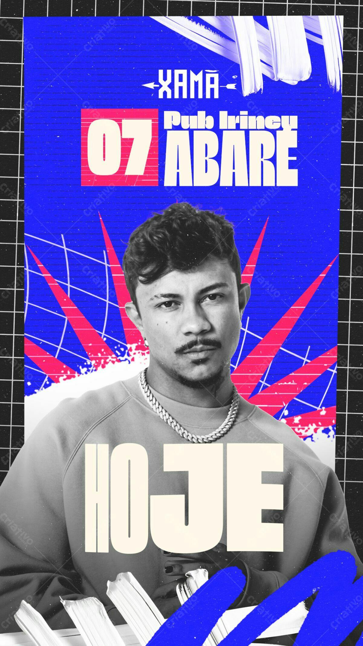 Flyer para Show do Pub Irineu PSD Editável