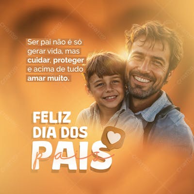 Modelo Psd Midia Social Folheto De Marketing Do Dia Dos Pais