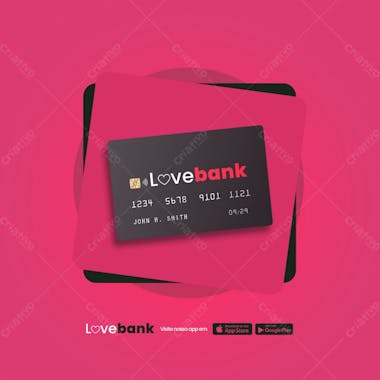 Love bank social midia banco digital feed 6