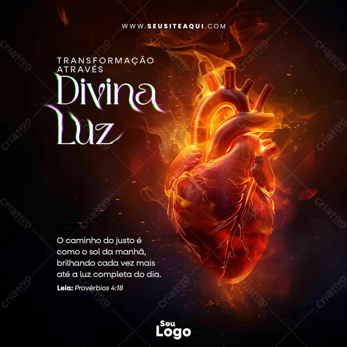 Post para Igreja PSD Editável