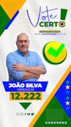 Eleições 2024 vote certo vereador votação redes sociais stories