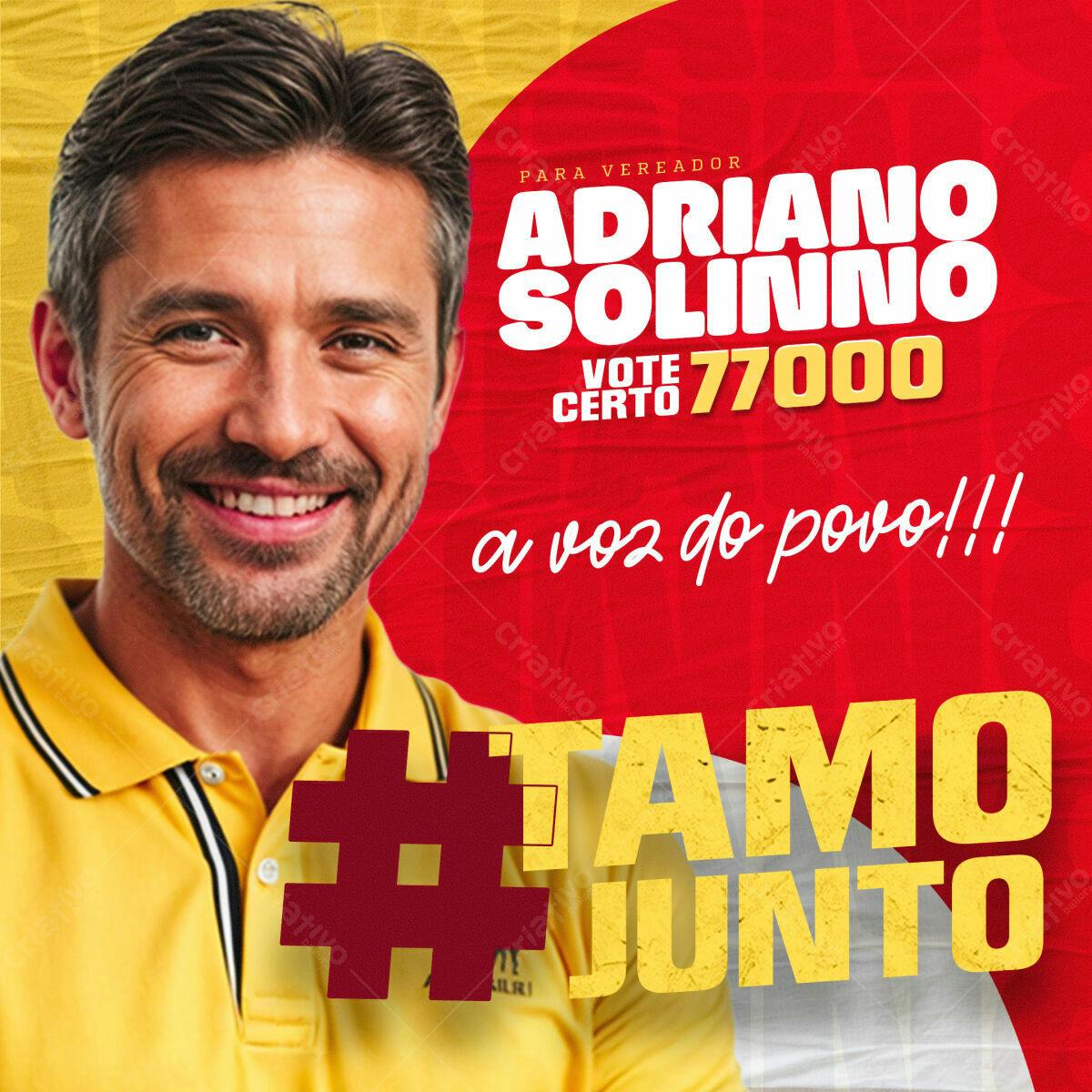 Flyer para Campanha Política PSD Editável