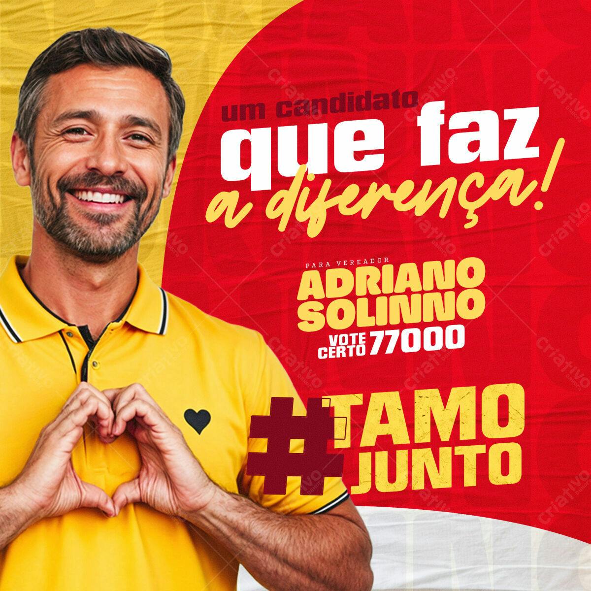 PSD para Campanha Política Eleições PSD Editável