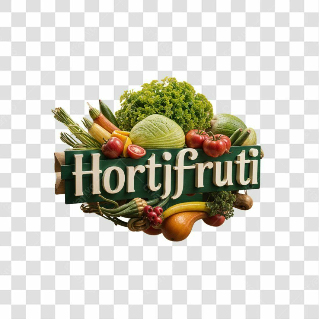 Logotipo Hortífruti PNG com fundo transparente