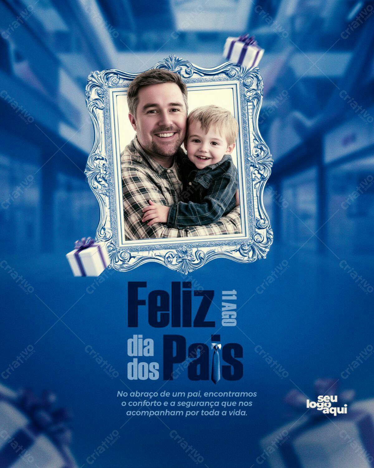 Flyer Dia dos Pais PSD Editável