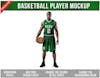 Basketball player mockup