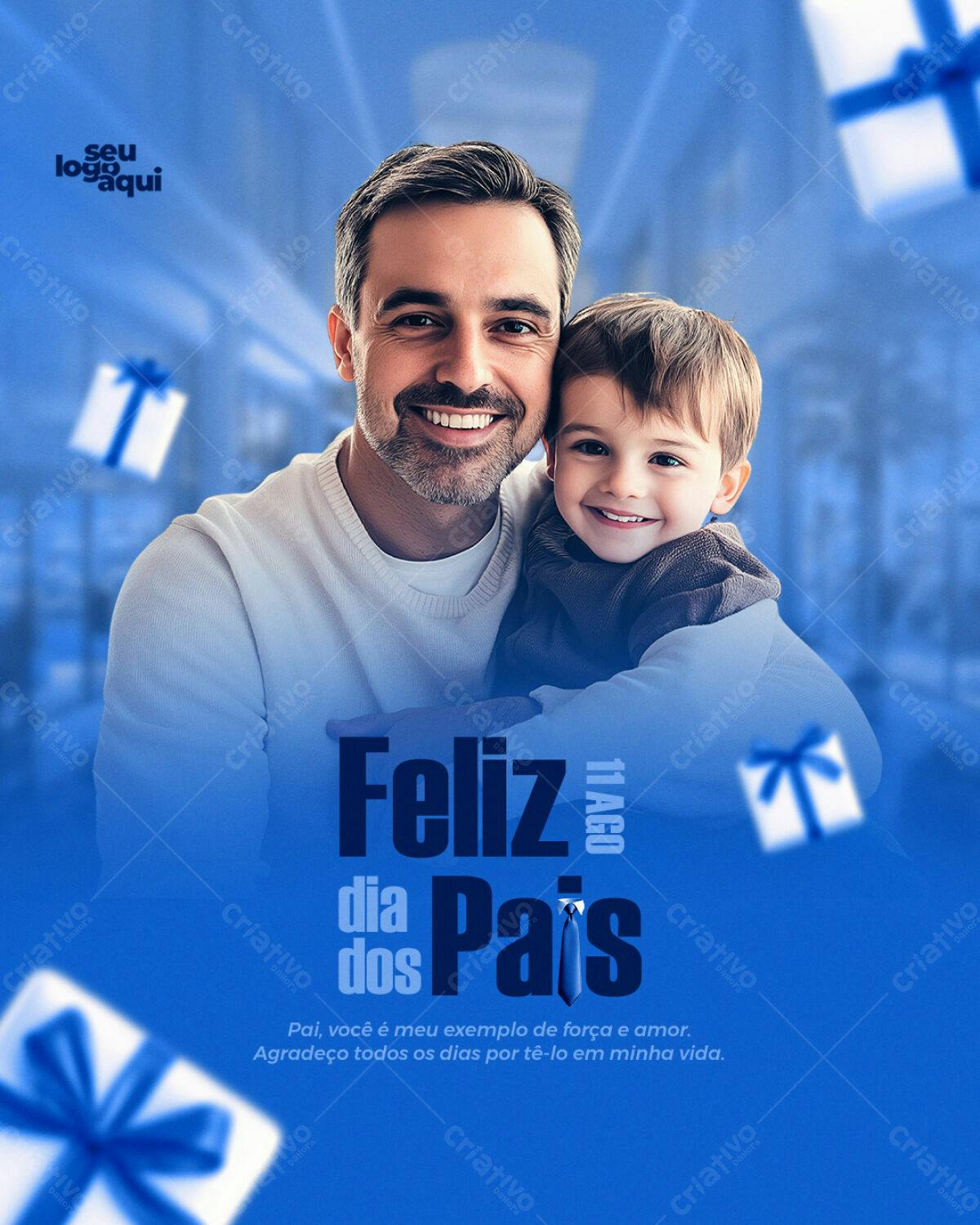 Postagem Dia dos Pais PSD Editável