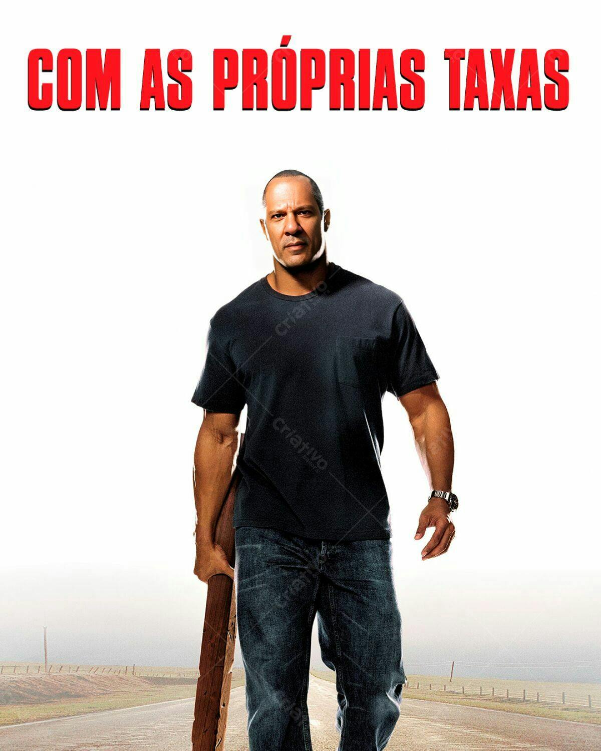Poster Filme Com as Próprias Taxas PSD Editável