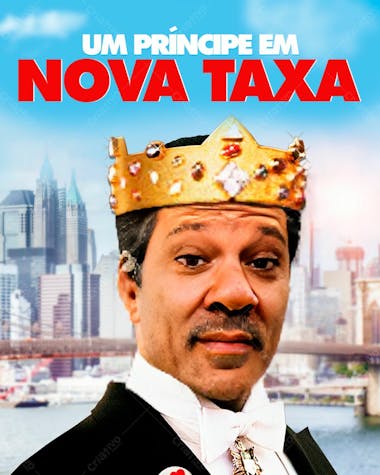 Um principe em nova taxa meme social midia