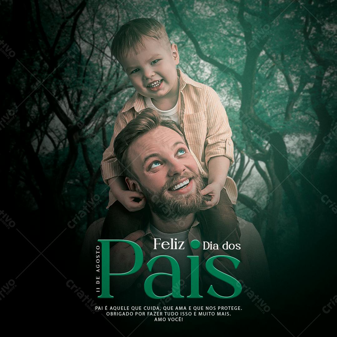 Postagem Dia dos Pais PSD Editável