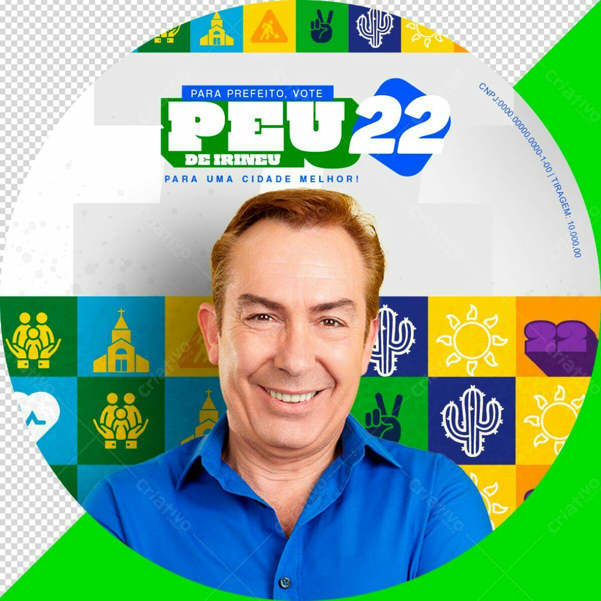 Foto de Perfil para Campanha Política PSD Editável