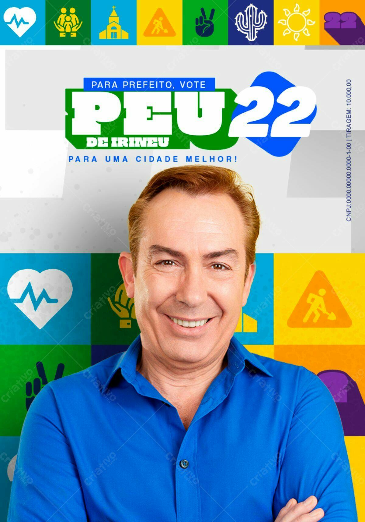 Flyer de Campanha Política PSD Editável