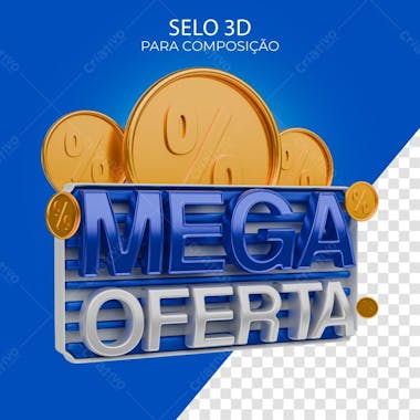 Selo 3d mega oferta