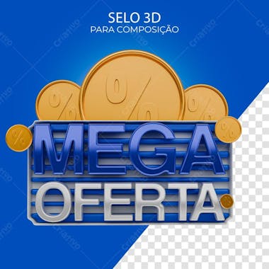 Selo 3d mega oferta