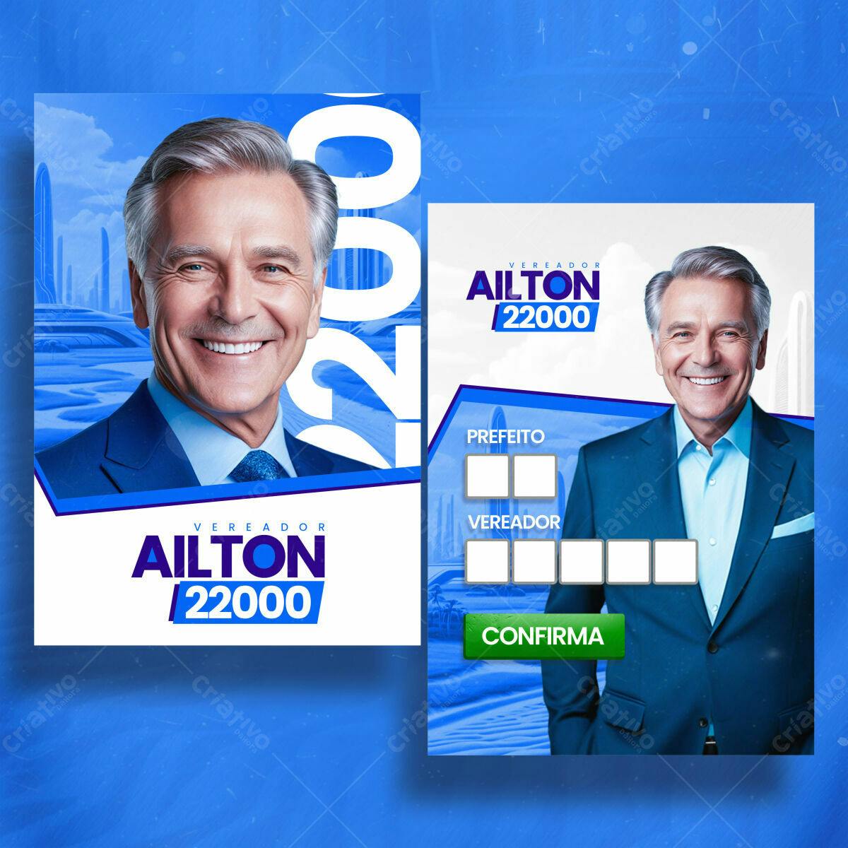 PSD para Campanha Política Eleições 2024 PSD Editável