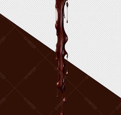 Calda De Chocolate Escorrendo