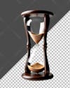 Transparent hourglass, png