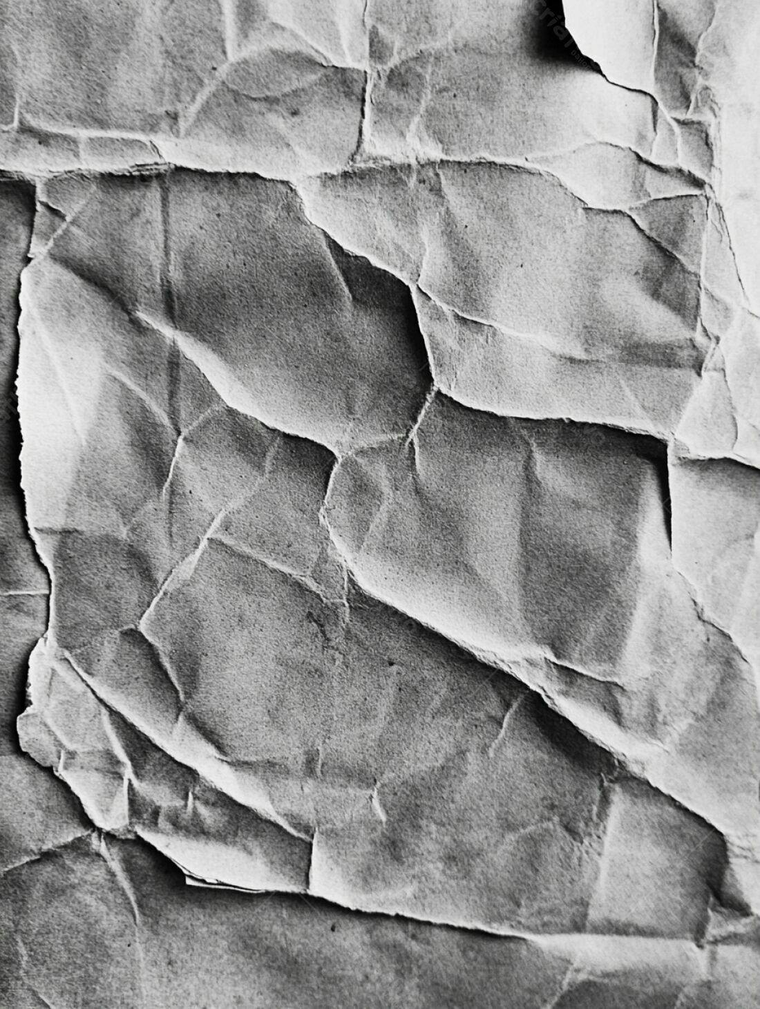 Papel amassado textura monocromática