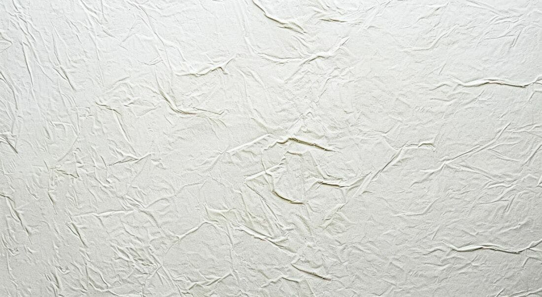 Textura de Papel Amassado Branco