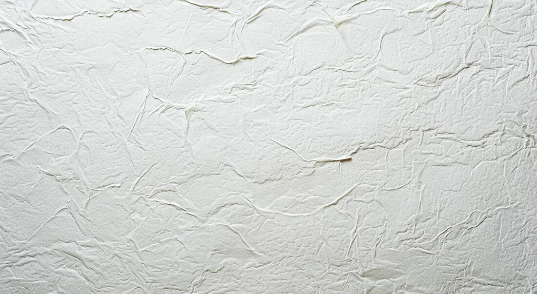 Textura de Papel Amarrotado Branco