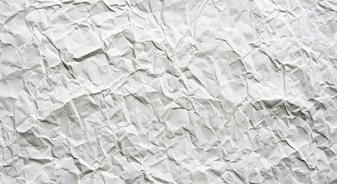 Textura de Papel Amassado Cinza