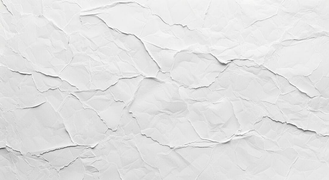 Textura Papel Amassado Branco
