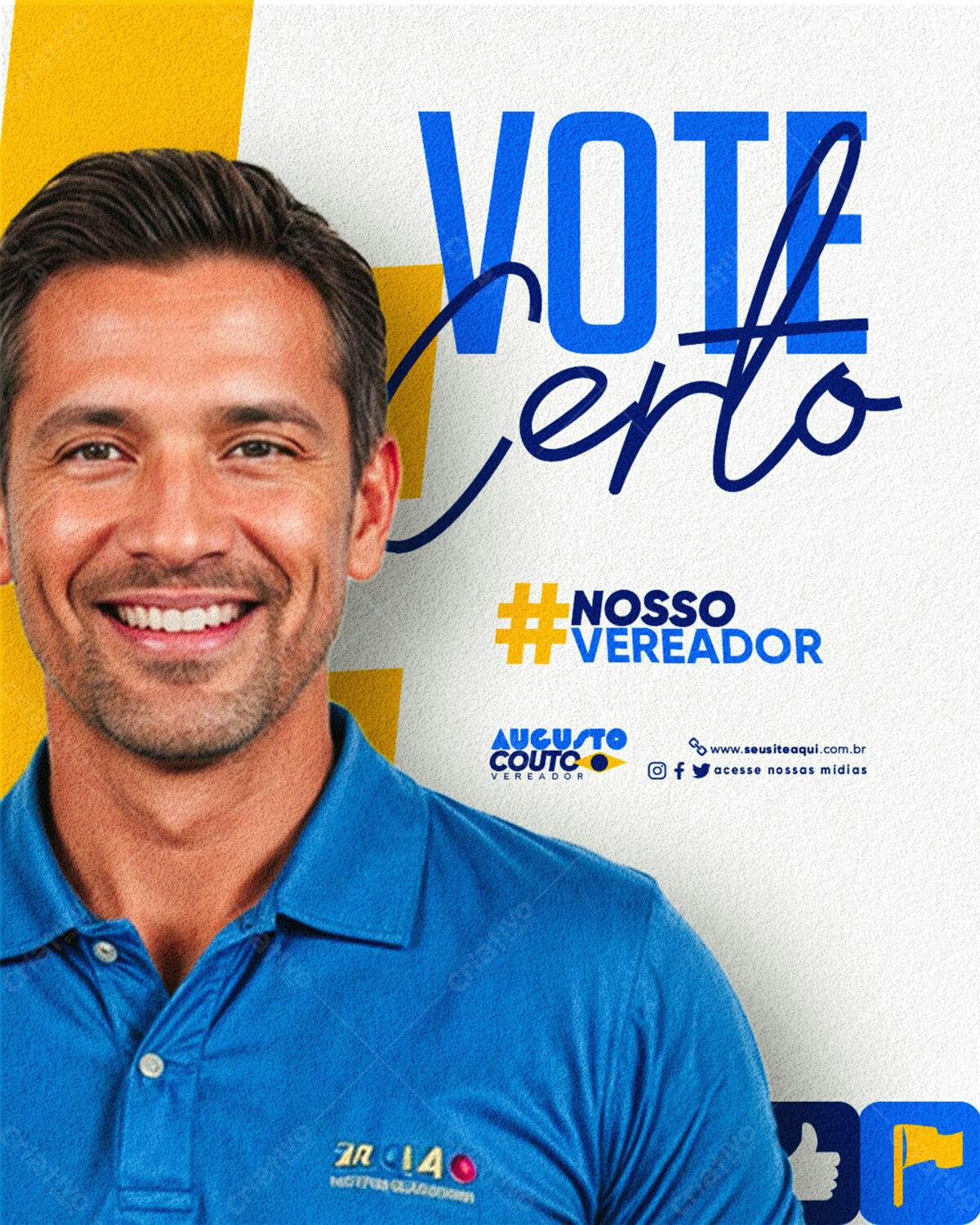 Flyer Eleições PSD Editável