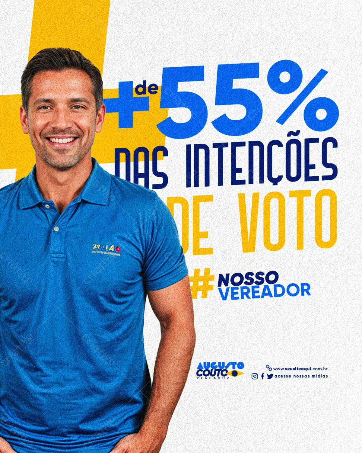Flyer Campanha Política PSD Editável
