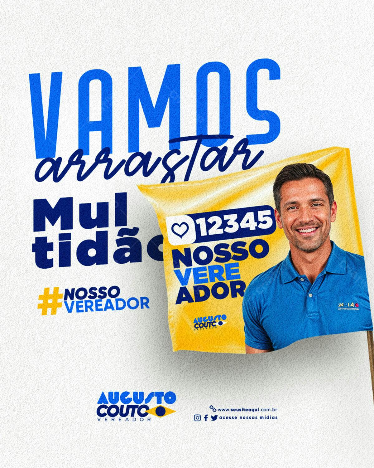 Banner de Campanha Política PSD Editável
