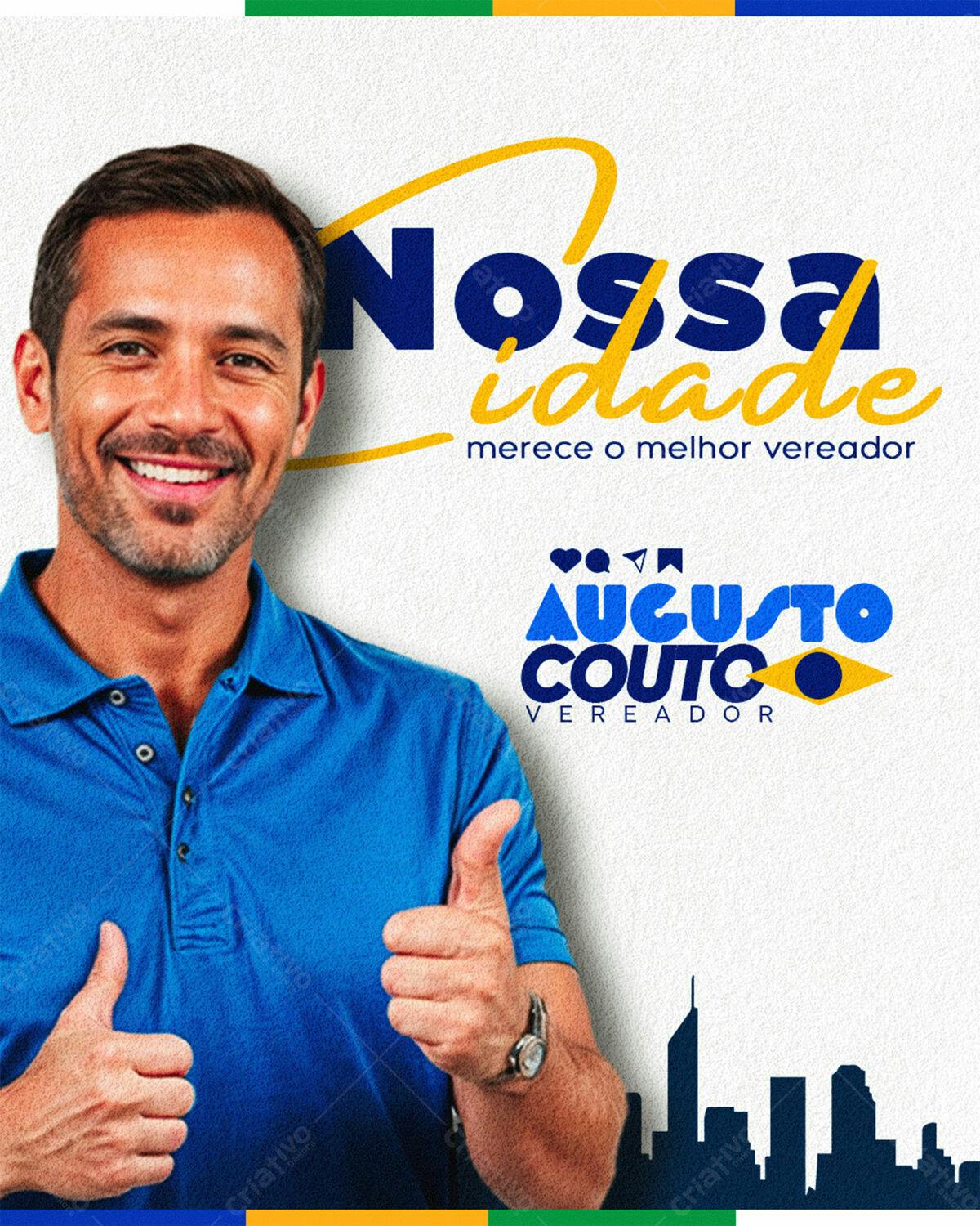 PSD para Campanha Política Eleições PSD Editável