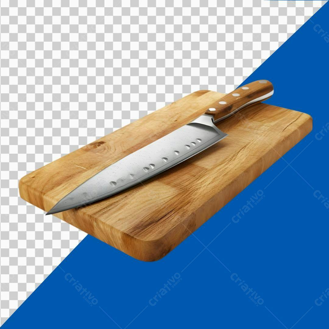 Icone de Faca em Tábua PNG com fundo transparente