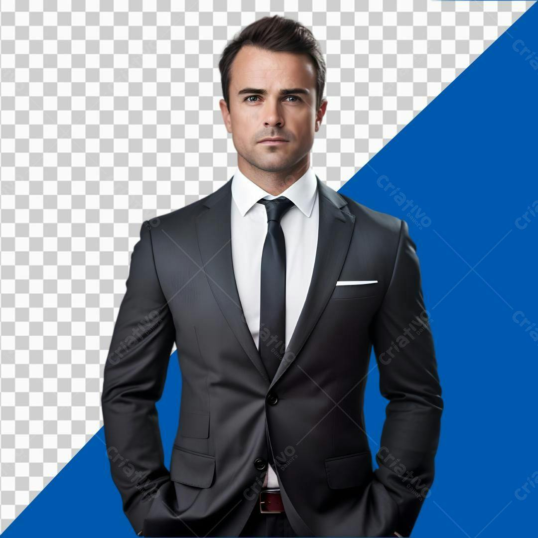Icone Homem de Negócios PNG com fundo transparente