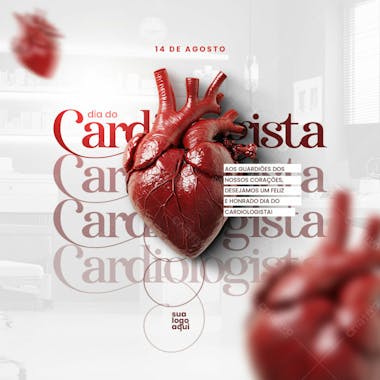 Dia do cardiologista 14 de agosto