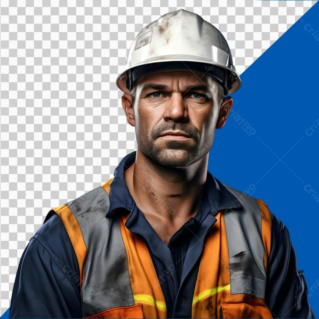 Icone Trabalhador da Construção PNG com fundo transparente