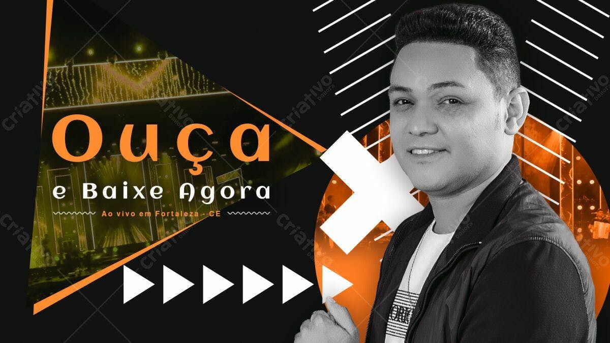 Flyer para Show Musical PSD Editável
