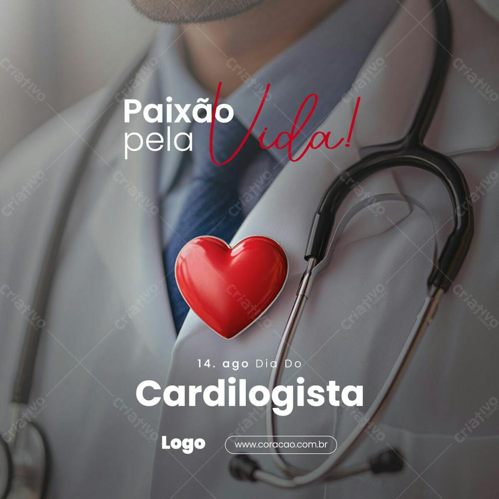 Social Media Cardiologista Paixão Da Vida