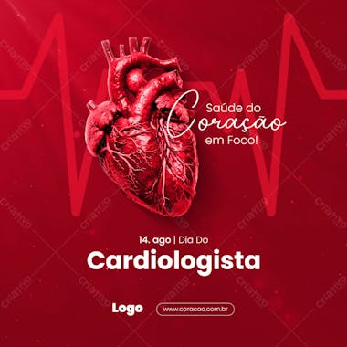 Social media cardiologista 14 de agosto