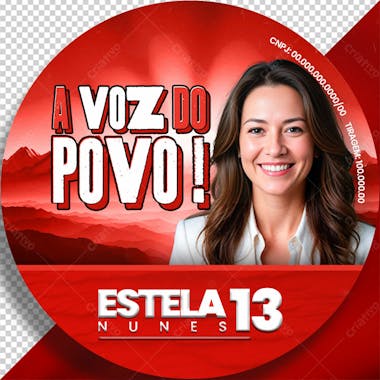 Mockup adesivo praguinha eleições campanha eleitoral política eleição prefeito vereador governador deputado candidato psd